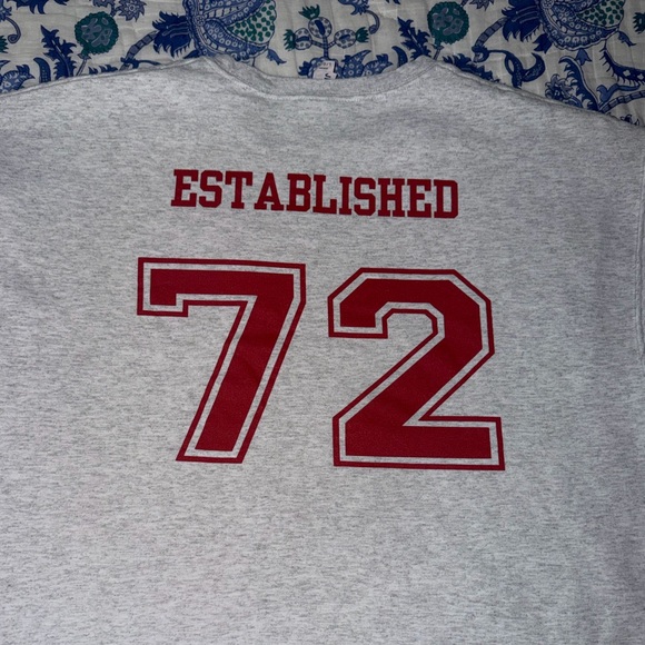 Alpha Phi Gray Crewneck - Picture 2 of 2